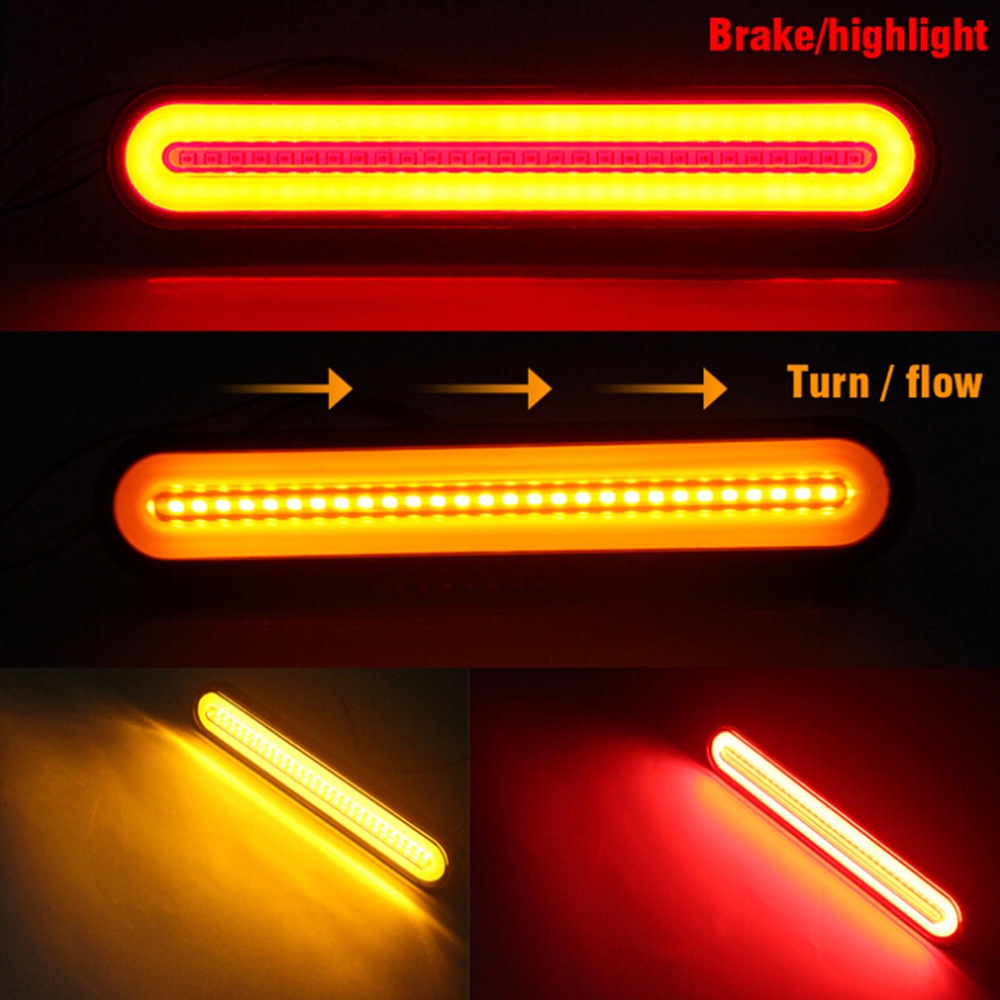 Đèn LED 100 Bóng Hai Màu Cho Phanh Xe Tải