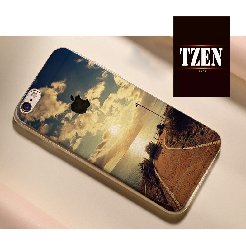 Ốp lưng iPhone silicon in Cảnh Đẹp  