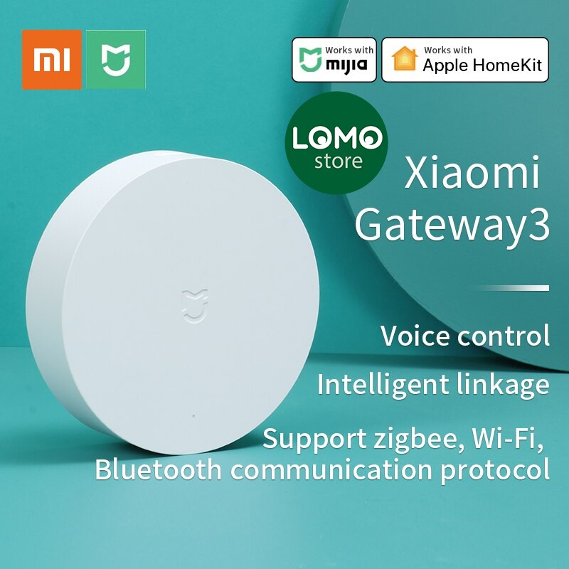 Bộ điều khiển trung tâm Xiaomi Mijia ZNDMWG03LM - Mi Hub Multi Gateway V3 hỗ trợ Zigbee 3.0, Bluetooth, Apple Homekit