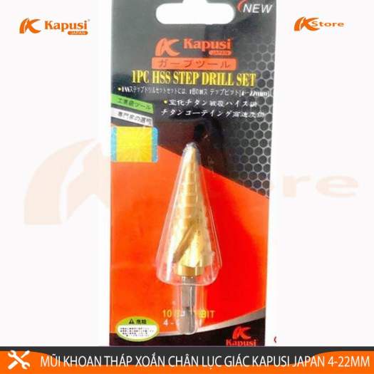 Mũi Khoan Tháp Đa Năng Kapusi 4 - 22, 4 - 32 KIM KHÍ ĐỨC NGUYEN