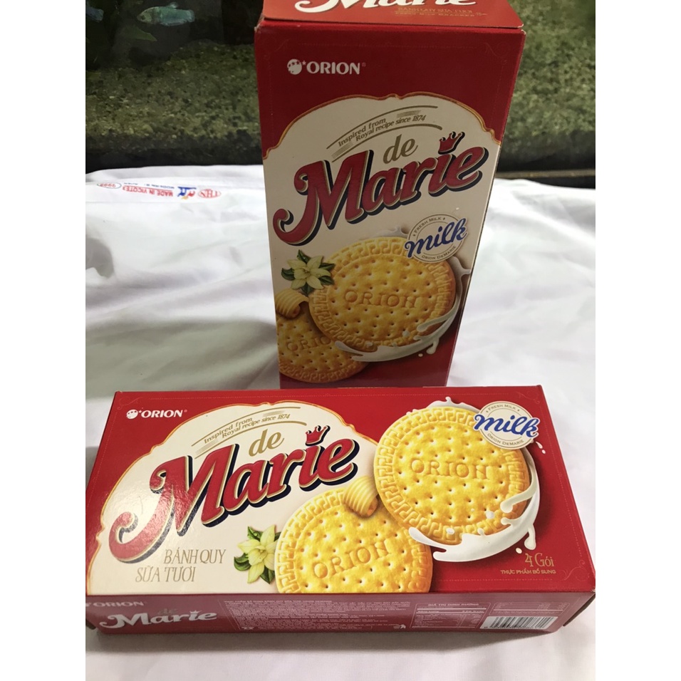 Bánh Quy Sữa Tươi De Marie Hộp 128g (4 gói x 32g)