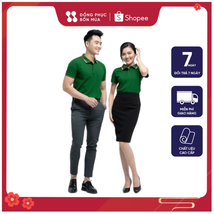 Áo Polo Nam / Nữ cổ bẻ thun basic cộc tay vải cá sấu cotton phong cách trẻ trung chuẩn form n đủ size sẵn hàng