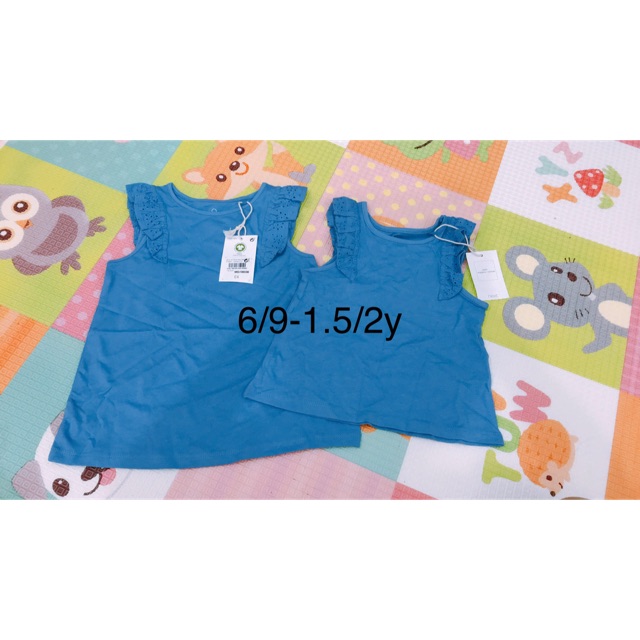 Áo next Vàng + trắng 1.5-2y