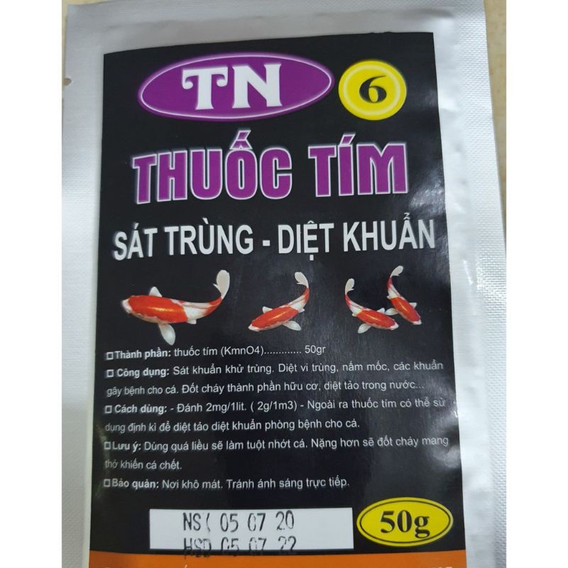Thuốc tím TN6 sát trùng, diệt khuẩn cho cá