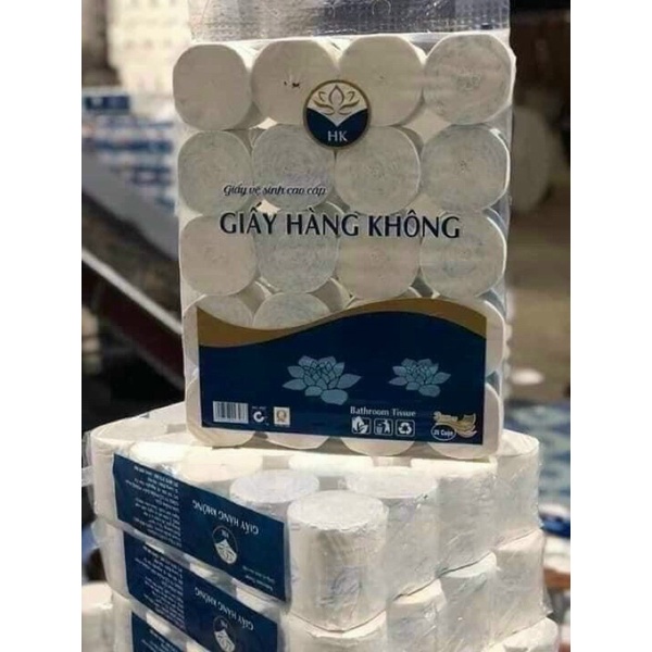 Giấy Vệ Sinh Hàng Không Lốc 20 Cuộn Siêu Dai