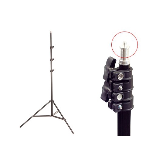 CHÂN đèn 1.7M hạ thấp nhất 65CM livestream spa softbox..