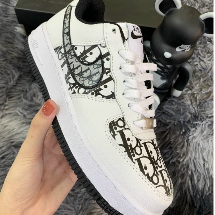 Giày thể thao sneaker nam nữ Air Force 1,Dio đen,Dio xám cực phong cách cá tính | BigBuy360 - bigbuy360.vn