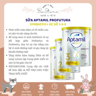Sữa Aptamil Profutura Synbiotic+ Úc Mẫu Mới 900gr - Số 1, 2, 3 Bw Store