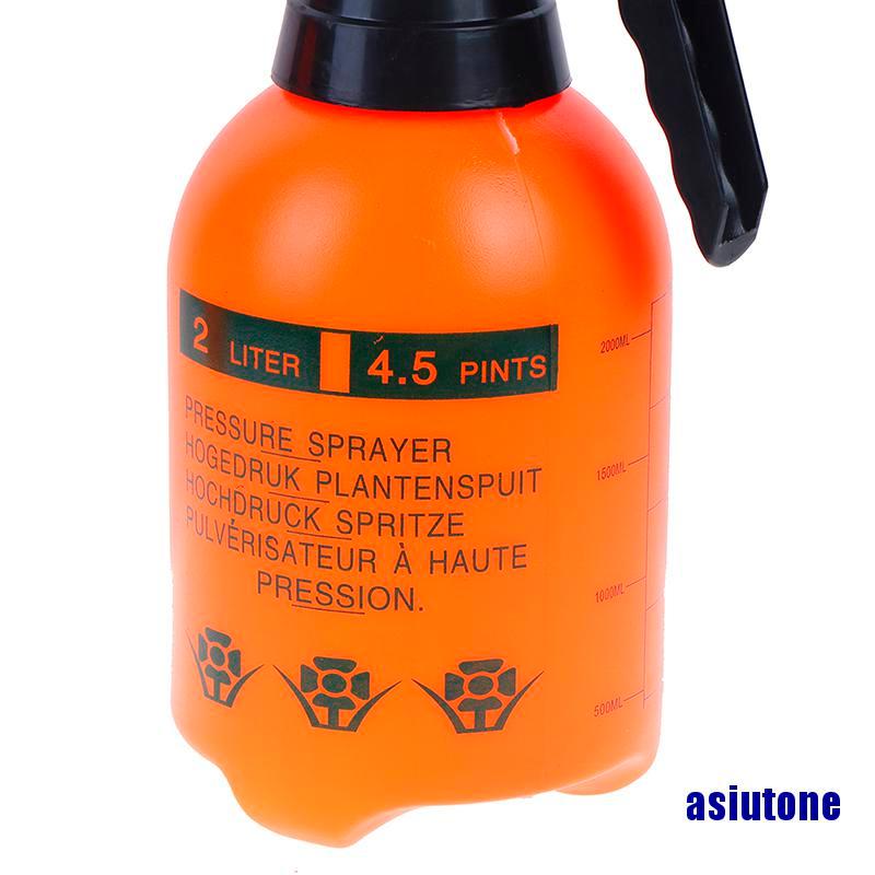 (asiutone) 2/3L Portable Chemical Sprayer Pump Pressure Garden Water Spray Bottle Handheld