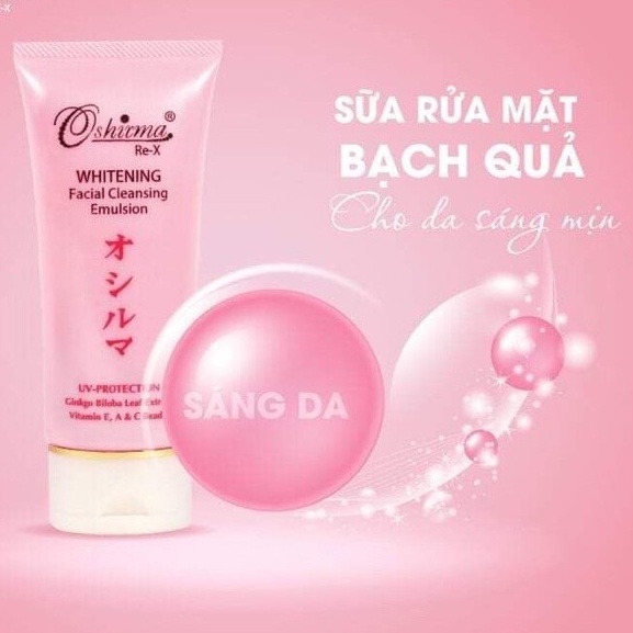 👑 L&G 💄 GEL RỬA MẶT BẠCH QUẢ OSHIRMA 150ML