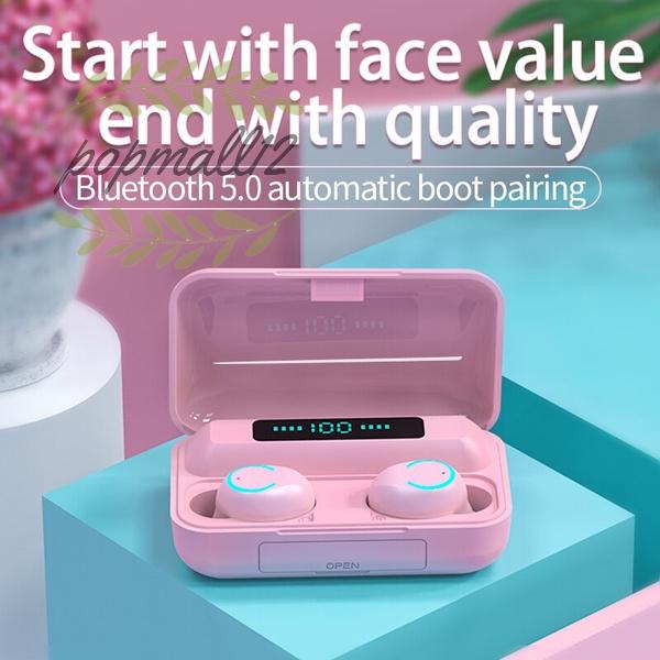 Tai Nghe Bluetooth 5.0 Tws F9 Có Đèn Led Và Phụ Kiện | BigBuy360 - bigbuy360.vn