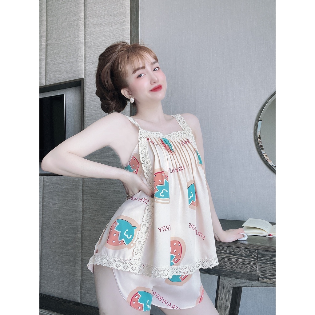 Đồ Ngủ Sexy Nữ, Váy Ngủ Sexy Bigsize Chất Cao Cấp Thoải Mái Freesize B017