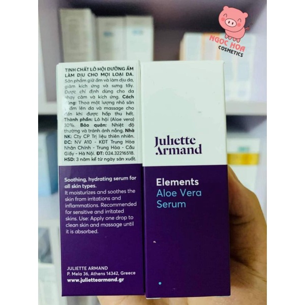 Tinh Chất Lô Hội Dưỡng Ẩm Dịu Da-Juliette Armand Aloe