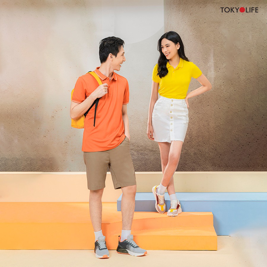 Áo Polo Nữ Cotton Cao Cấp, Basic Thoáng Mát TOKYOLIFE dáng ôm I9POL801I