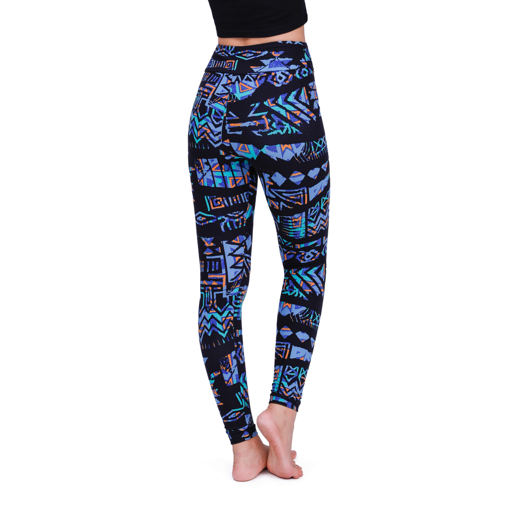 Quần Legging BIG SIZE cho người BÉO từ 70kg-85kg [HÀNG XUẤT DƯ, SIÊU CO GIÃN] -  Gym, Yoga Nữ, Họa Tiết 345 - Cạp Cao