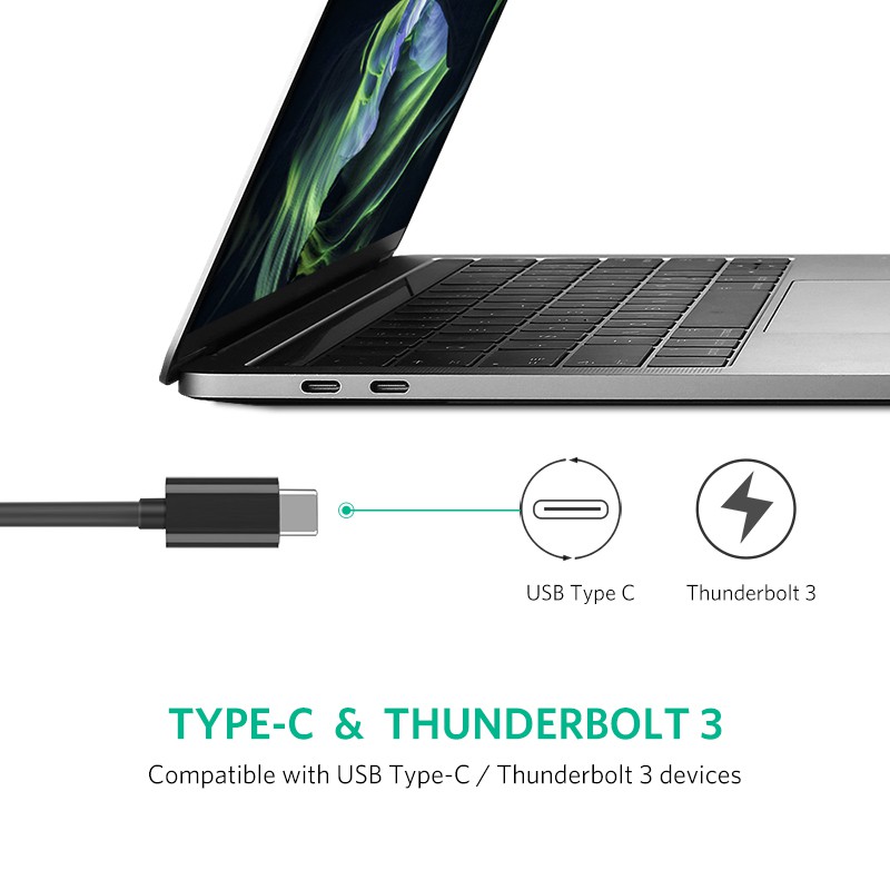 Cáp chuyển đổi USB type C sang đầu mạng Ethernet RJ45 Gigabit UGREEN 50307