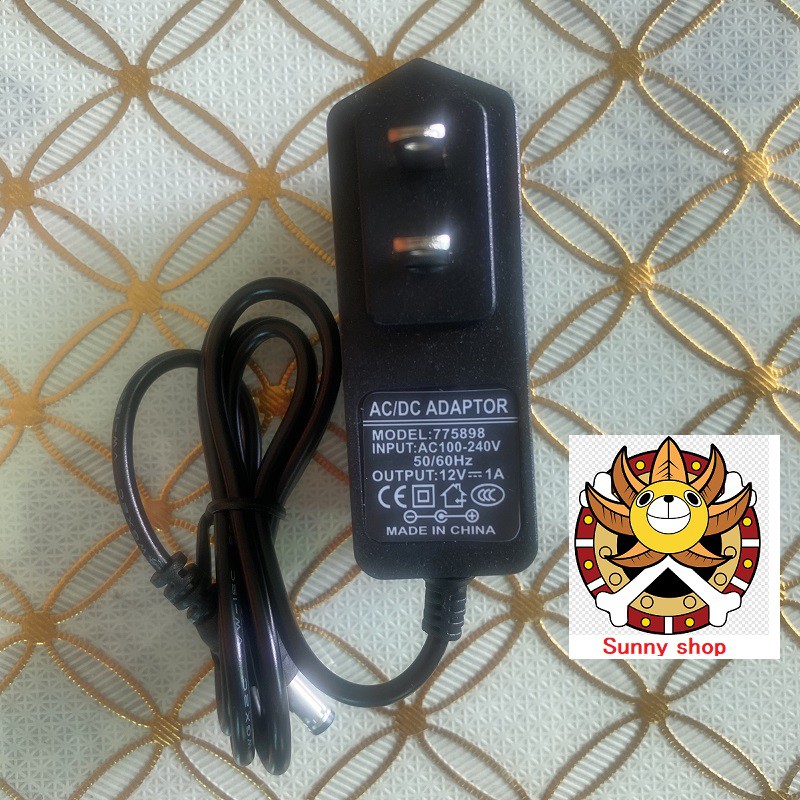 Nguồn Adapter 12V-1A Jack DC 5.5*2.1mm