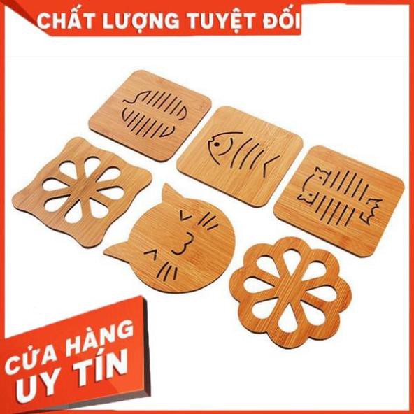 TẤM LÓT NỒI CÁCH NHIỆT CHỐNG NÓNG BẰNG GỖ ( TỔNG KHO GIA DỤNG GIÁ GỐC )