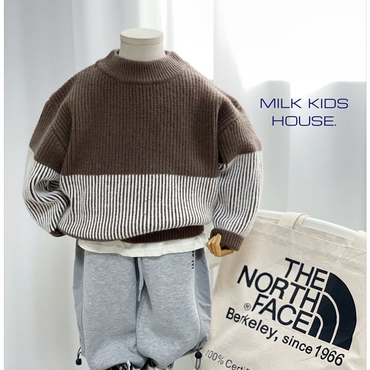 Áo Len Dày Dặn Giữ Ấm Thời Trang Mùa Đông Cho Bé Trai