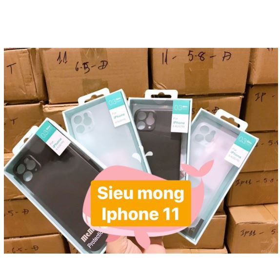 Ốp lưng lụa iPhone 11 / 11 pro/ 11 pro max chính hãng Memumi siêu mỏng