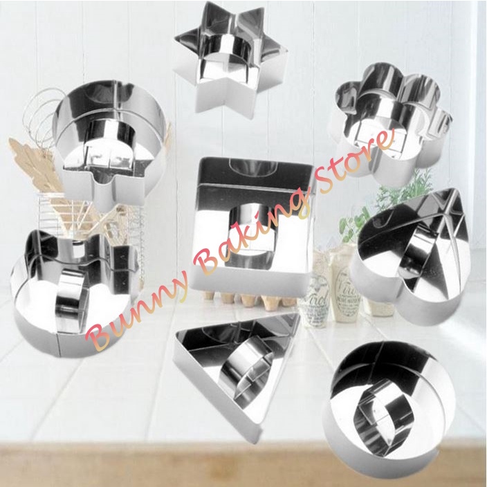 Khuôn ring mousse mini kèm nắp nhấn