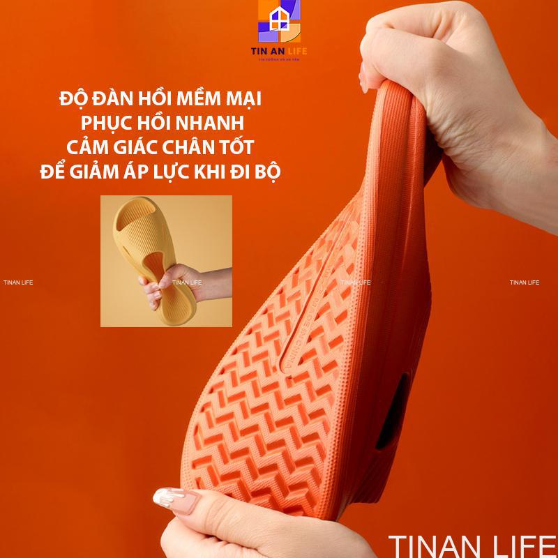 Dép Đi Trong Nhà Chất Liệu EVA Êm Chân, Siêu Nhẹ, Chống Trơn Trợt, Dép Mang Nhà Tắm