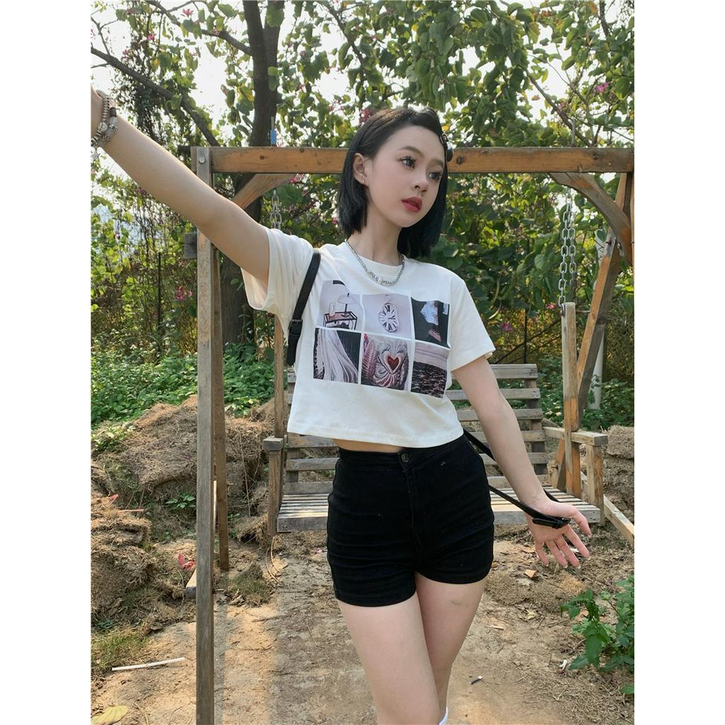 Áo Thun Cộc Tay Dáng Ôm Dễ Phối Đồ 61789