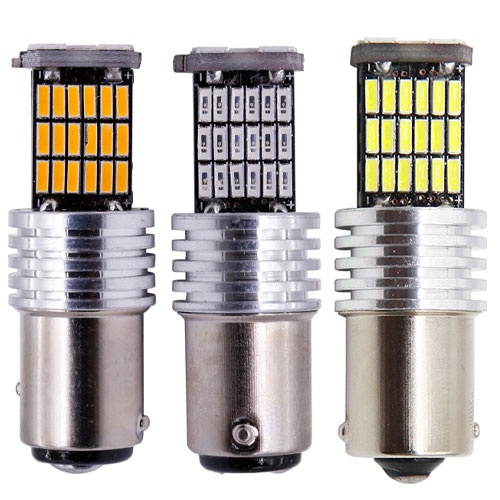 Đèn Led Phanh Xe Hơi T15 T20 7440 T25 1156 Ba15S P21W W16W W21W W21/ 5w 3156 3157 45smd 4014 Kevanly