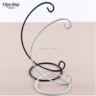 Giá treo bể cá mini để bàn hình cánh cung cao 25 cm