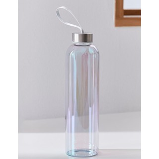 Bình đựng nước Detox thủy tinh trơn 500ml - Có quai