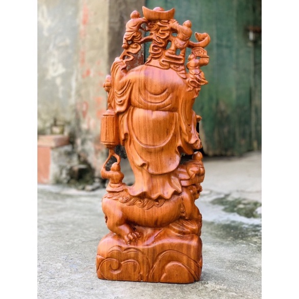 [XẢ KHO] Tượng phật lặc ngũ phúc cưỡi nghê cao 60 giá rẻ