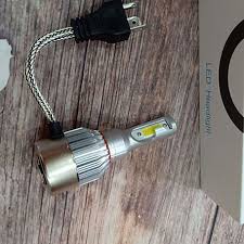 Đèn pha C6 2 tim chân H4, đèn pha led 2tim lắp cho xe ga xe số, ánh sáng Ưu việt BẢO HÀNH 3 THÁNG