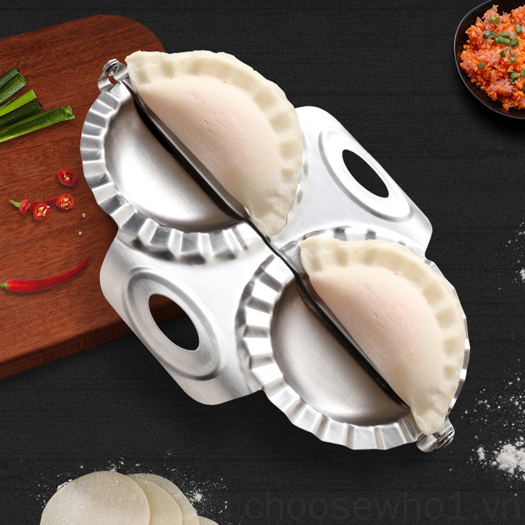 Khuôn Làm Há Cảo 2 Ngăn Bằng Thép Không Gỉ