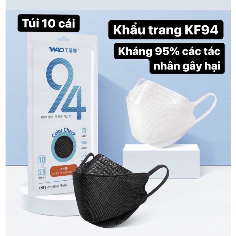 Khẩu trang Hàn Quốc KF94 4 lớp kháng khuẩn kháng bụi mịn