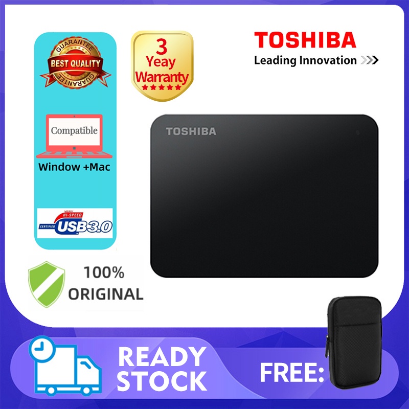 Ổ Cứng Hdd Toshiba Eksternal 2. Máy Quay Phim 5Tb 2TB 500GB Hd Kèm Túi Đựng