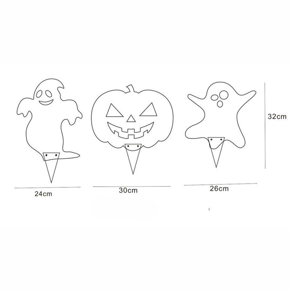 Phụ Kiện Trang Trí Vườn Phong Cách Halloween Bằng Acrylic