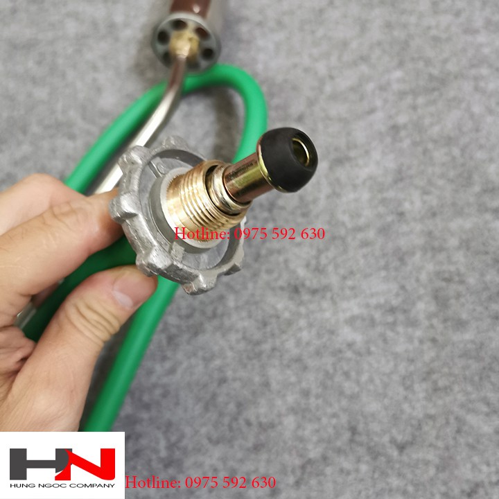 Khò lửa bằng ga cán dài loa inox 40mm