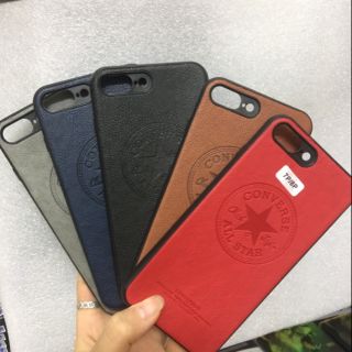 Ốp da họa tiết Converse cao cấp sang trọng cho iphone 7 plus/8 plus