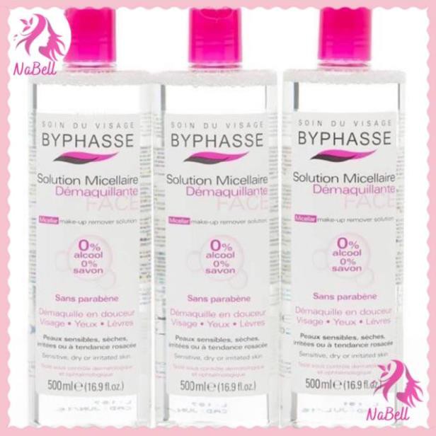 TẨY TRANG / BYPHASSE / Tẩy trang Byphasse Solution Micerallaire Face 500ml