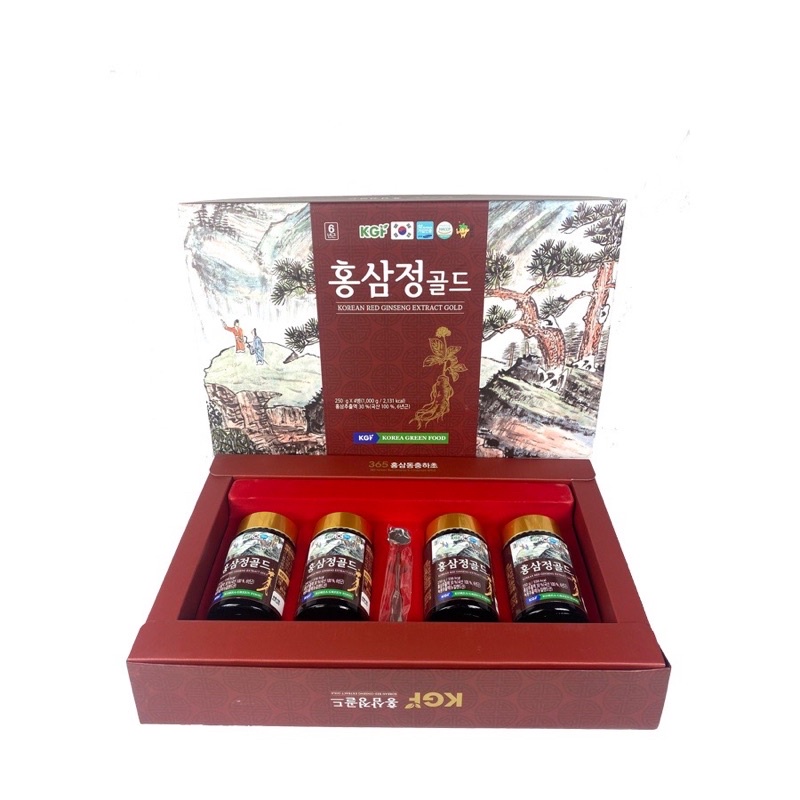 [HÀNG MỚI VỀ] Cao Sâm Núi Cao Cấp KGF Hàn Quốc Hộp 4 lọ x 250gr