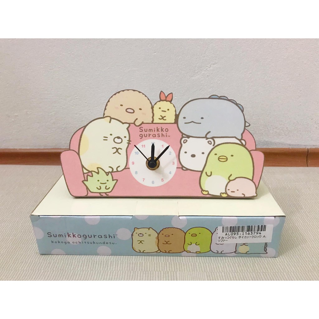 SAN-X - Full box Bộ Die-cut Clock hình các nhân vật Sumikko Gurashi