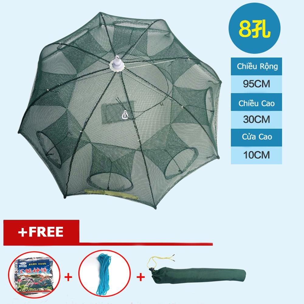 Lồng đánh bắt cá bát quái 8 - 12 - 16 cửa