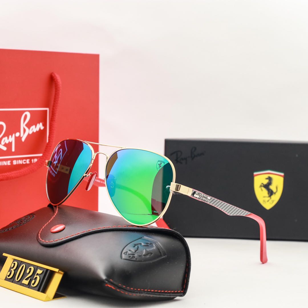 Aviator Ray-Ban_ chính hãng Kính râm 2021 Thời trang Hàn Quốc mới Kính râm nam nữ một mảnh Cặp đôi hợp thời trang Du lịch ngoài trời Kính râm lái xes