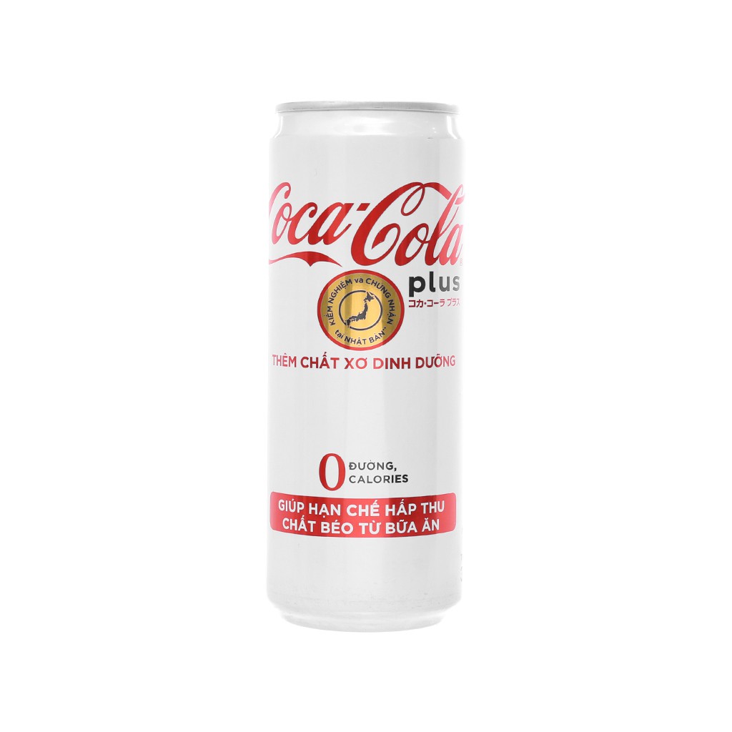 5 lon nước ngọt Coca Cola Plus 330ml