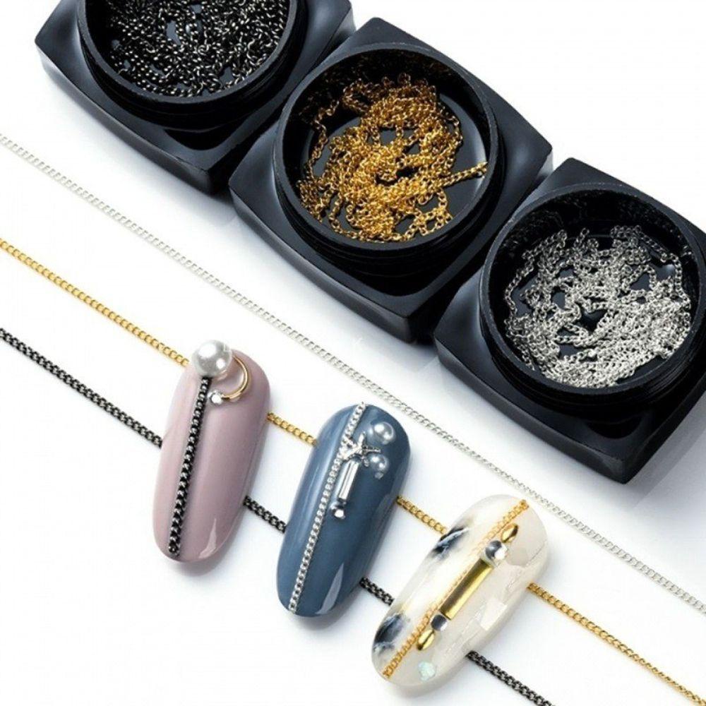 AROMA Dây Xích 50cm Hỗ Trợ Trang Trí Móng Tay Nghệ Thuật
