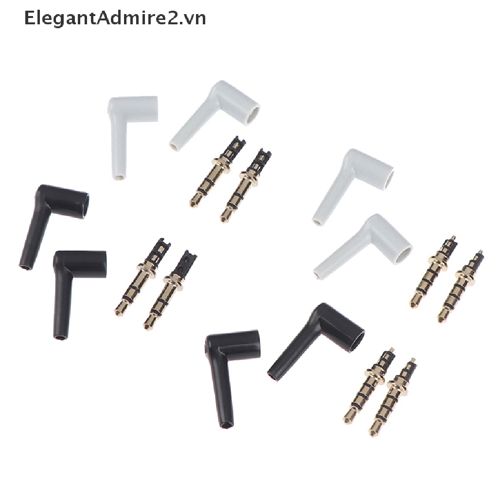 Bộ 2 Loa Âm Thanh Mạ Vàng 3.5mm 90 Độ 3 4 Chất Lượng Cao