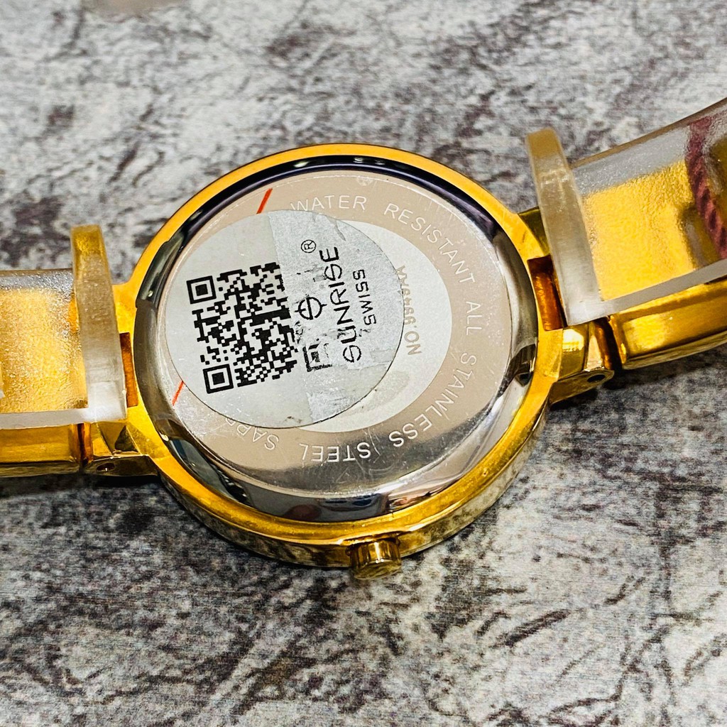 Đồng hồ Sunrise nữ chính hãng Nhật Bản L9949AA.G.DD - kính saphire chống trầy - Đá S