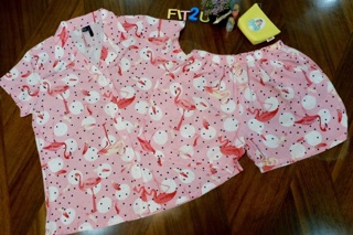Bộ Pijama ngắn lanh siêu mát