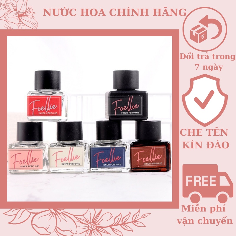 Nước hoa vùng kín FOELLIE cao cấp với mùi hương dịu nhẹ và độ lưu hương lâu cực tốt