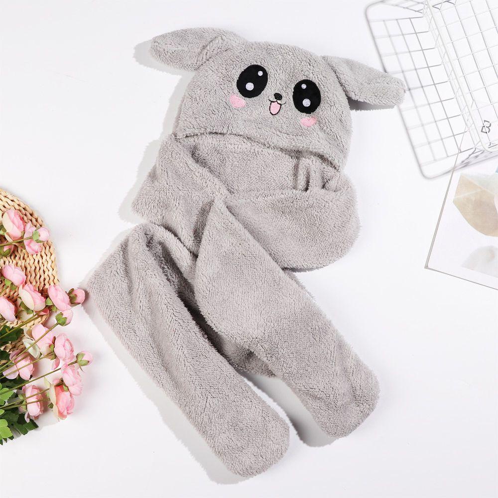 MELODG Mũ Tai Thỏ Mềm Ấm Áp Dễ Thương